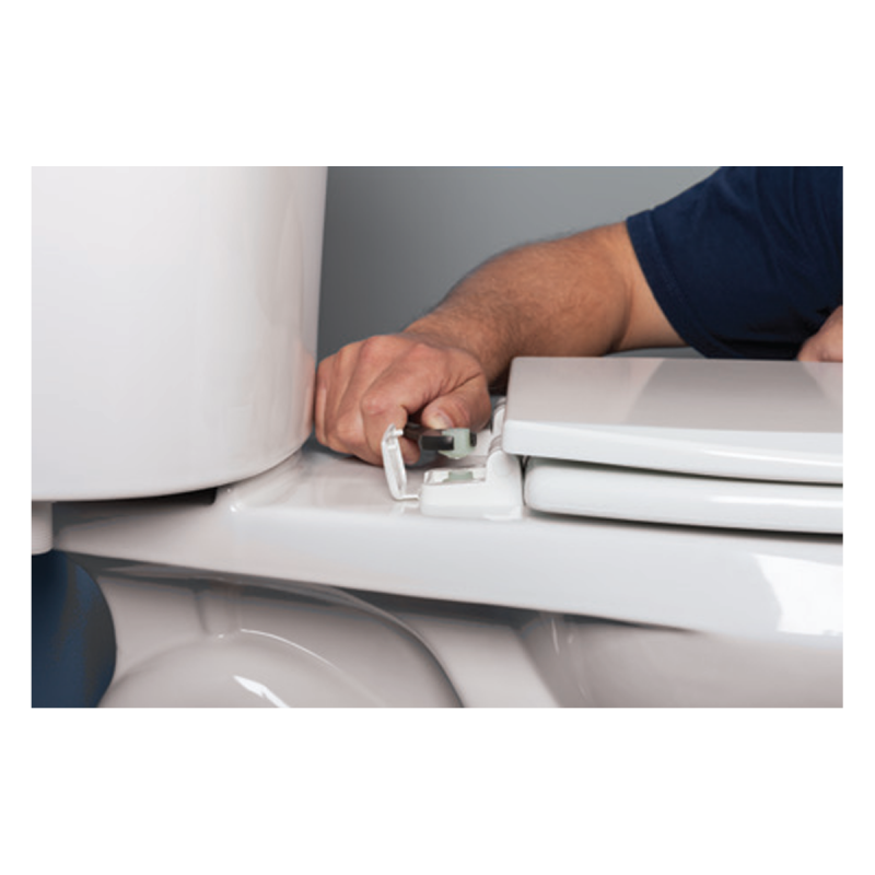 Bemis 1500PROAR White Elongated Molded Wood Toilet Seat